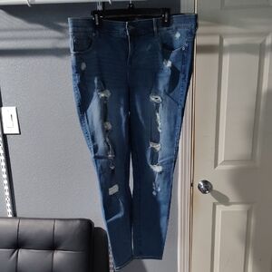 Torrid Premium Bombshell Skinny Blue Denim Jeans